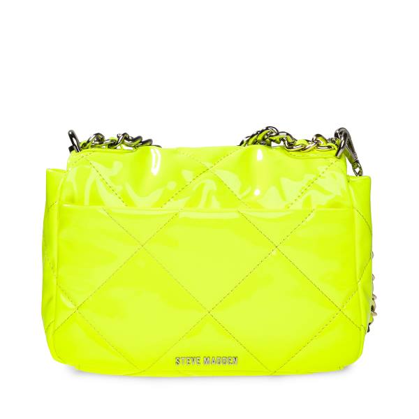 Steve Madden Bterra Patent  Women's Shoulder Bags Yellow | SM-041WA