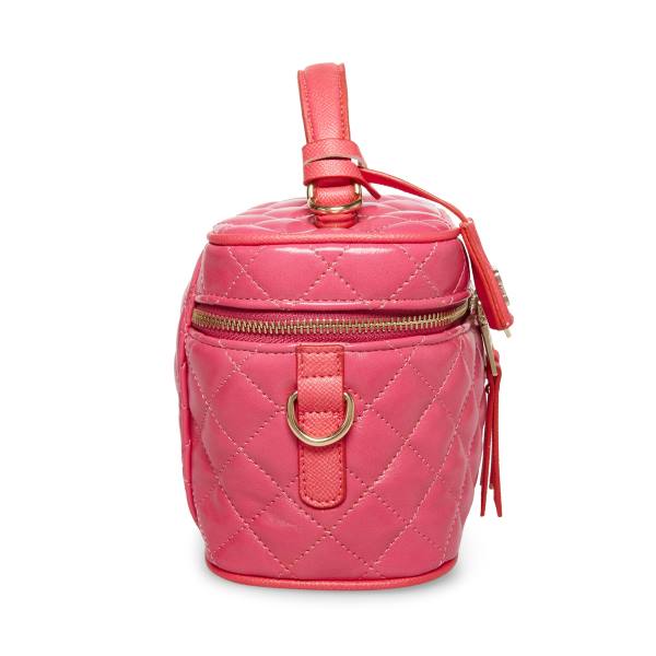 Steve Madden Bvanity Quilted Women's Crossbody Bags Pink | SM-601BY