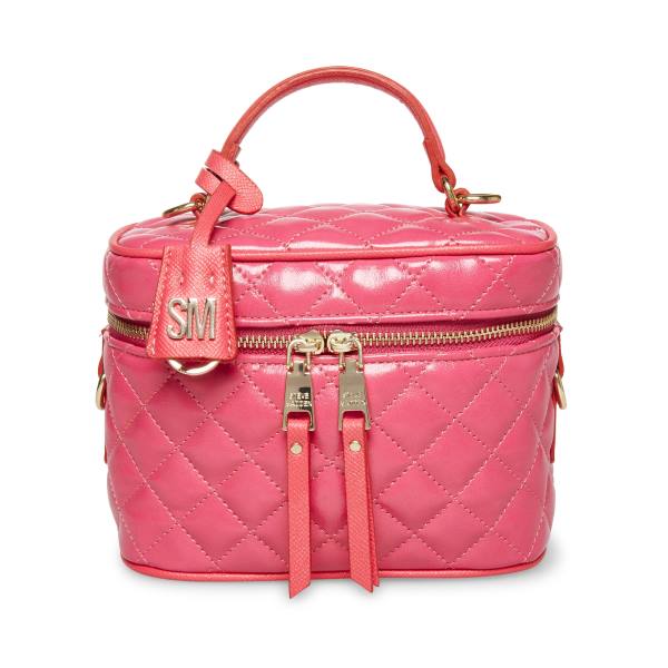 Steve Madden Bvanity Quilted Women\'s Crossbody Bags Pink | SM-601BY