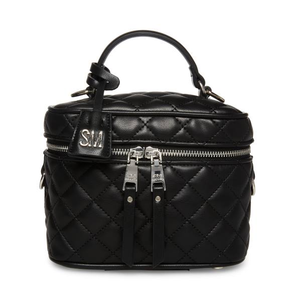 Steve Madden Bvanity Quilted Women\'s Crossbody Bags Black | SM-930QT