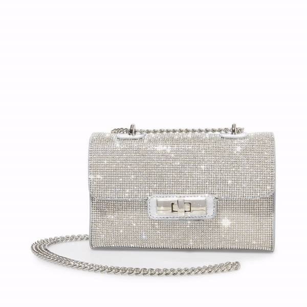 Steve Madden Bwonders Women\'s Crossbody Bags Silver | SM-542OM