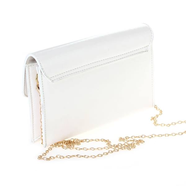 Steve Madden Bworldly Patent Women's Crossbody Bags White | SM-450FR