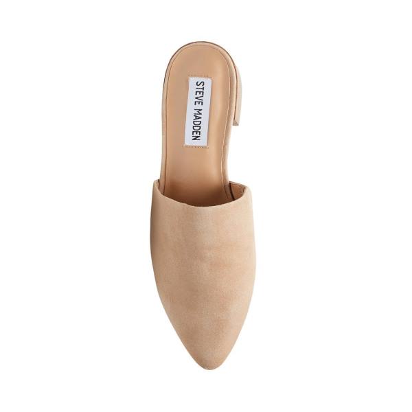 Steve Madden Cairo Camel Suede Women's Flat Shoes Brown | SM-615FU