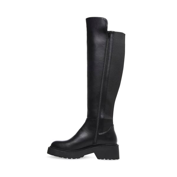 Steve Madden Callback Women's Boots Black | SM-946IU