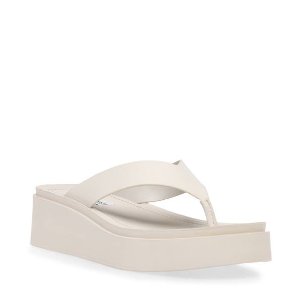 Steve Madden Carlene Bone Women's Sandals Beige | SM-496NL