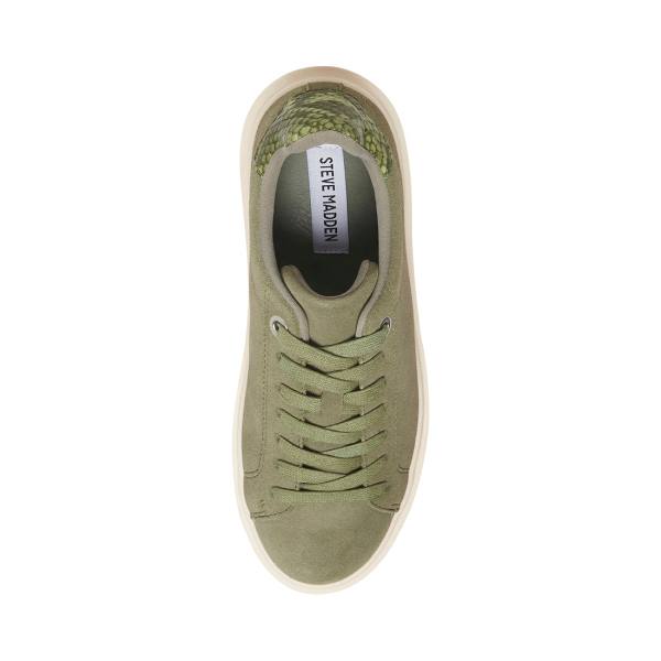 Steve Madden Catcher  Women's Sneakers Green | SM-029JH