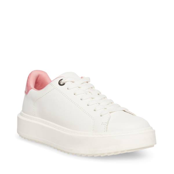 Steve Madden Catcher  Women's Sneakers Pink White | SM-810VW