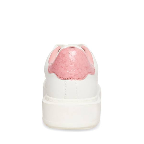 Steve Madden Catcher  Women's Sneakers Pink White | SM-810VW