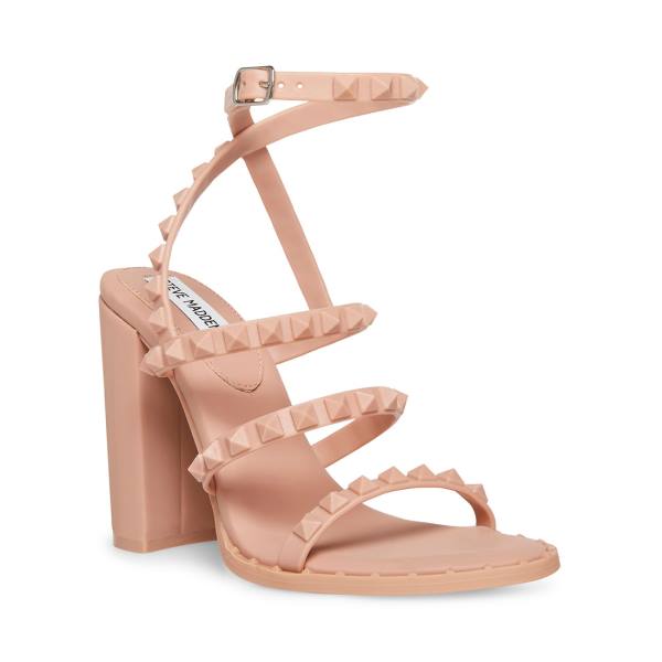 Steve Madden Cellini Blush Women's Heels Pink | SM-658DY