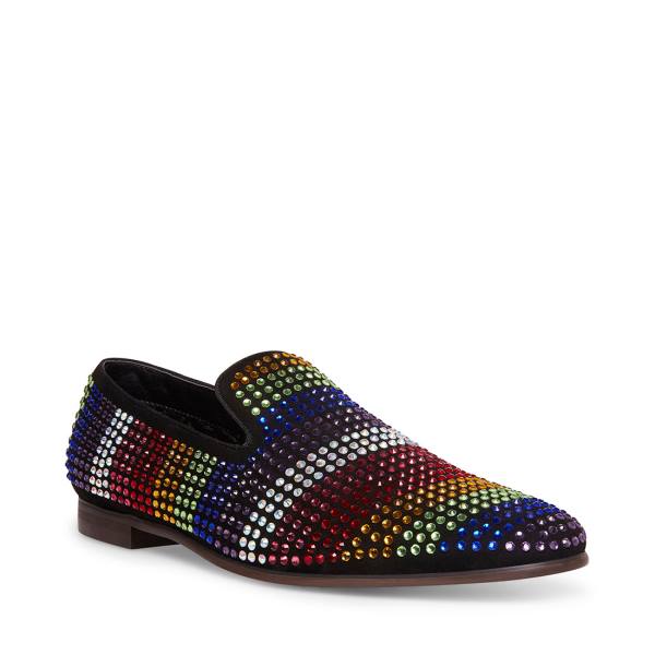 Steve Madden Charmer Rainbow Men's Dress Shoes Multicolor | SM-098LW