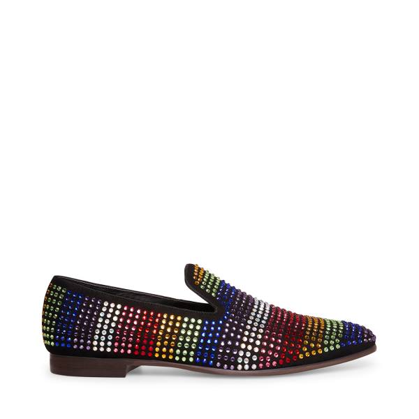 Steve Madden Charmer Rainbow Men\'s Dress Shoes Multicolor | SM-098LW