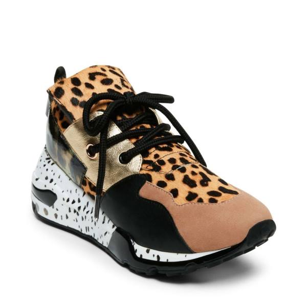 Steve Madden Cliff Women's Sneakers Leopard | SM-045JH