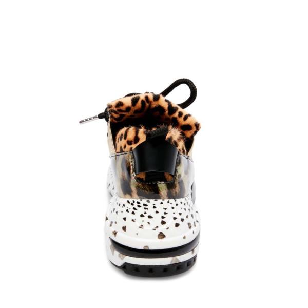 Steve Madden Cliff Women's Sneakers Leopard | SM-045JH