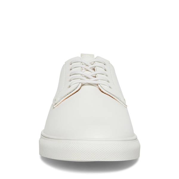 Steve Madden Coltt Leather Men's Sneakers White | SM-269XW