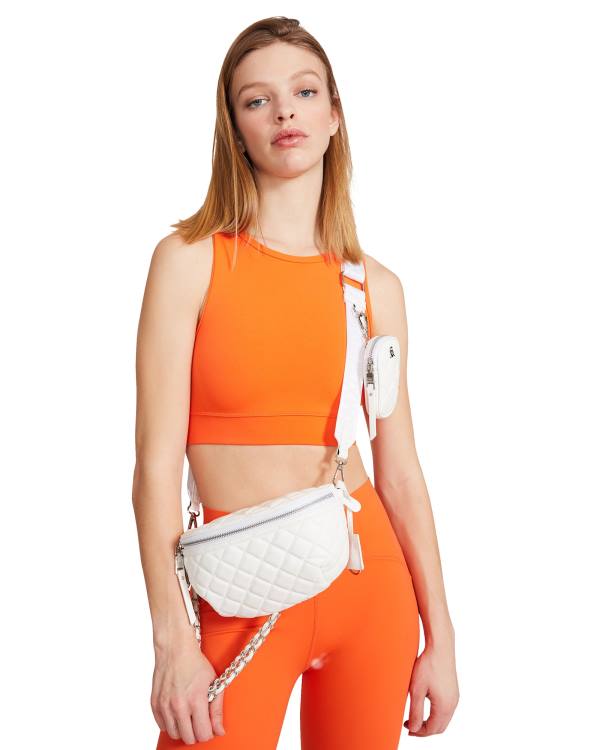 Steve Madden Cropped Active Tank Women\'s Tops Orange | SM-270VX