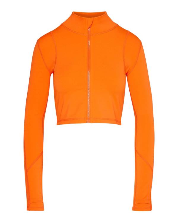 Steve Madden Cropped Active Women's Jackets Orange | SM-735WY