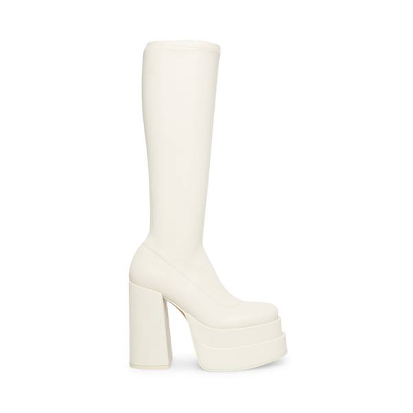 Steve Madden Cypress Off Women\'s Boots White | SM-297HP