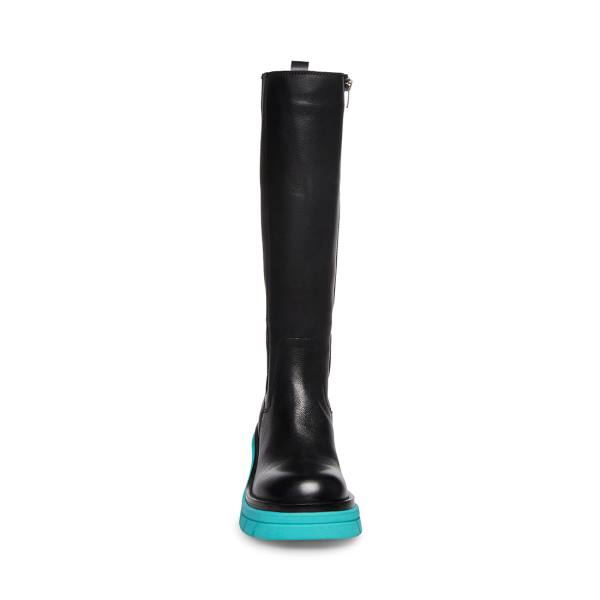 Steve Madden Dacy Women's Boots Black Blue | SM-576ZC