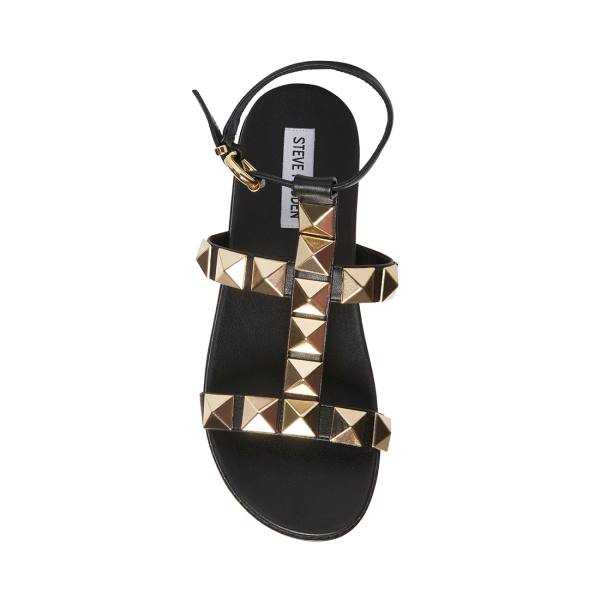 Steve Madden Daft Women's Sandals Black | SM-875PE