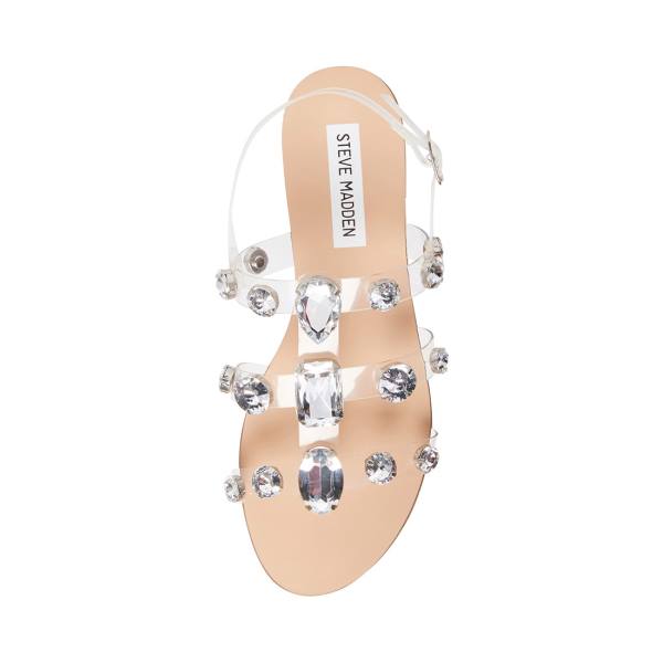 Steve Madden Dallace Women's Sandals Clear | SM-823PX