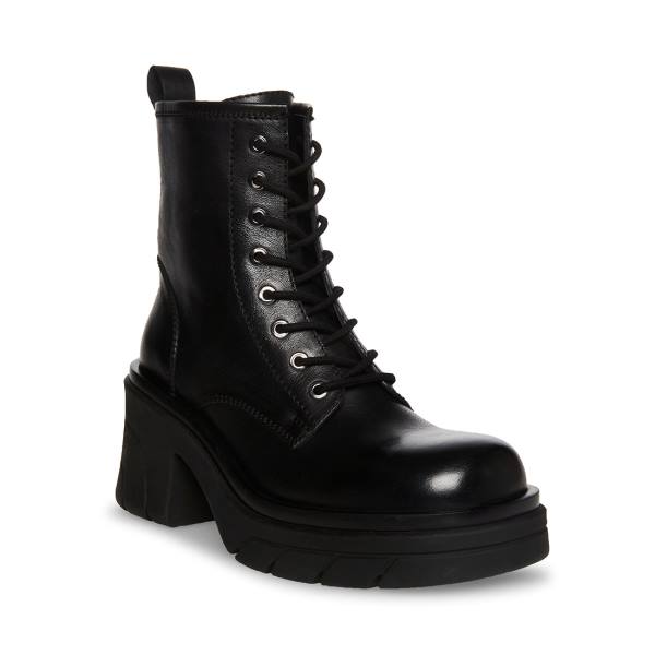 Steve Madden Dax Women's Boots Black | SM-097OG