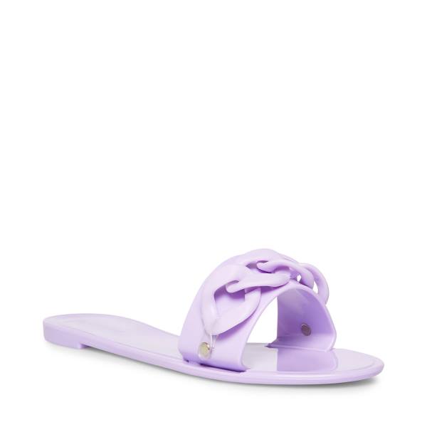 Steve Madden Dovie Women's Sandals Purple | SM-075ZF