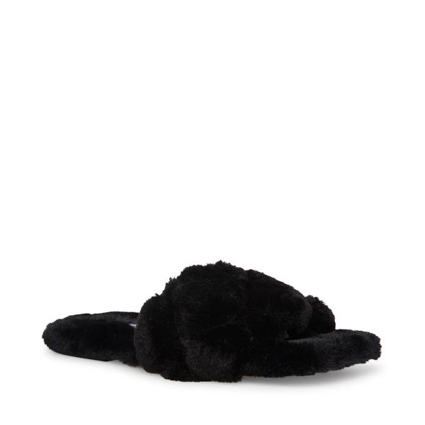 Steve Madden Dreams Women's Slippers Black | SM-347WS