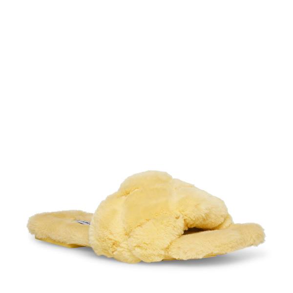 Steve Madden Dreams Women's Slippers Yellow | SM-750JI