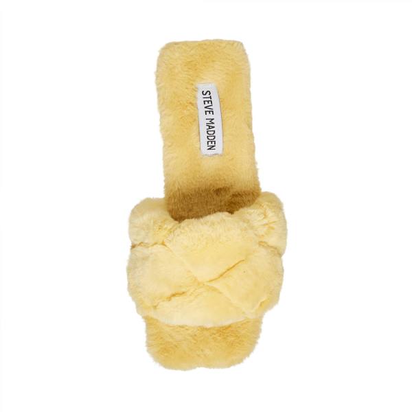 Steve Madden Dreams Women's Slippers Yellow | SM-750JI