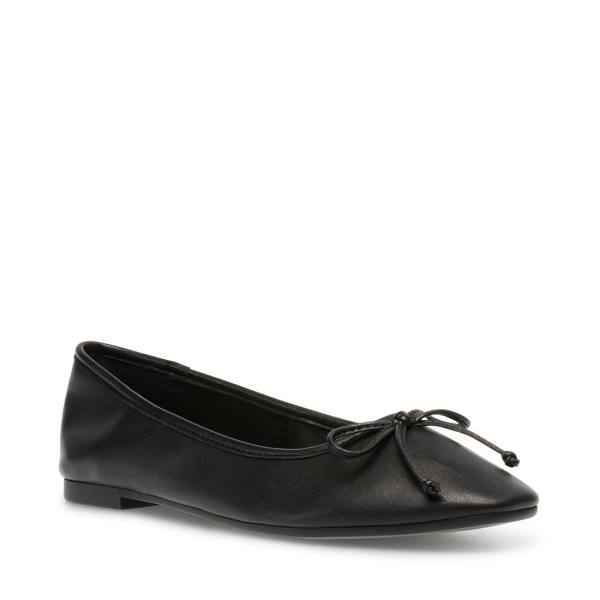 Steve Madden Eldora Women's Flat Shoes Black | SM-278QL