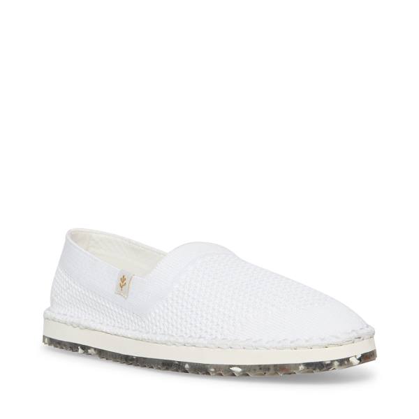 Steve Madden Electrik Women's Flat Shoes White | SM-523EY