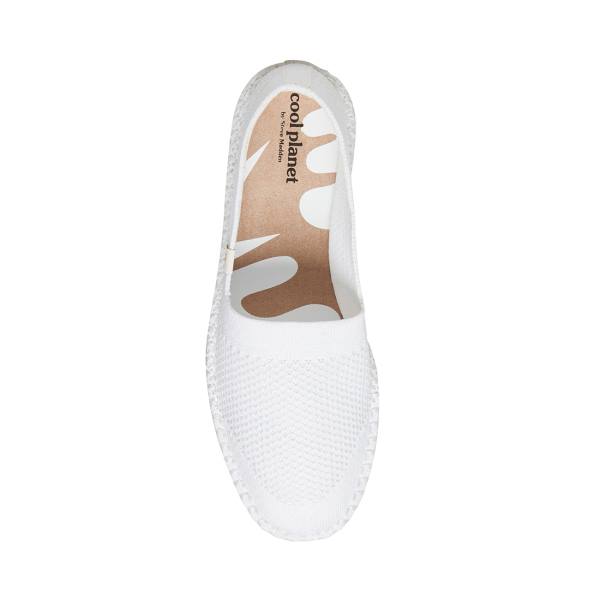 Steve Madden Electrik Women's Flat Shoes White | SM-523EY