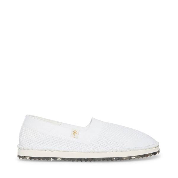 Steve Madden Electrik Women\'s Flat Shoes White | SM-523EY