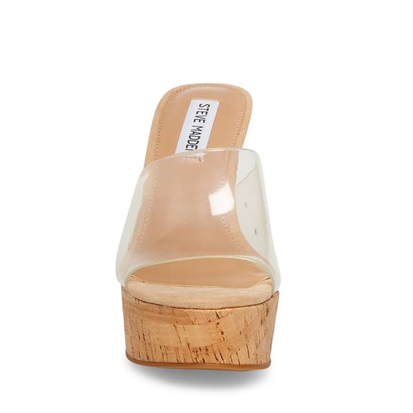 Steve Madden Elenora Women's Sandals Clear | SM-691QE