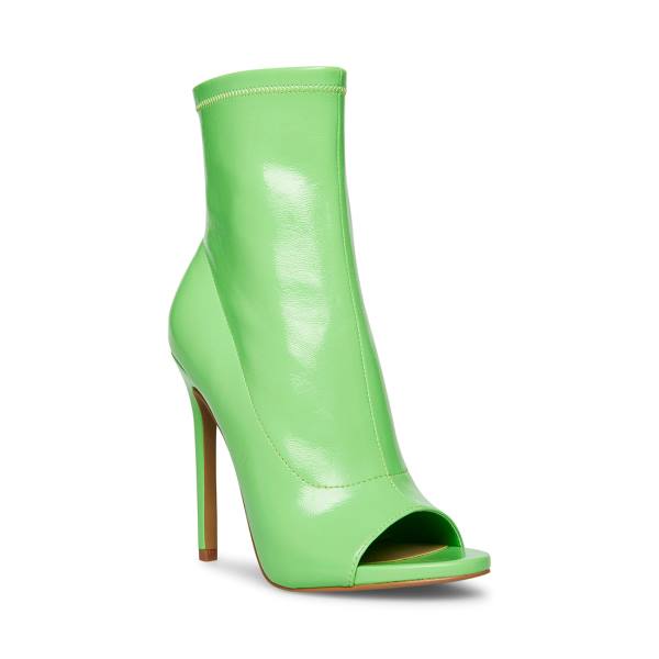 Steve Madden Elettra Women's Booties Green | SM-307LY