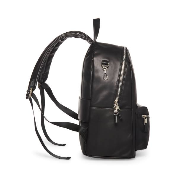 Steve Madden Faux Leather Men's Backpacks Black | SM-423XM