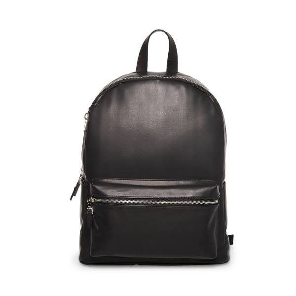 Steve Madden Faux Leather Women\'s Backpacks Black | SM-078PW