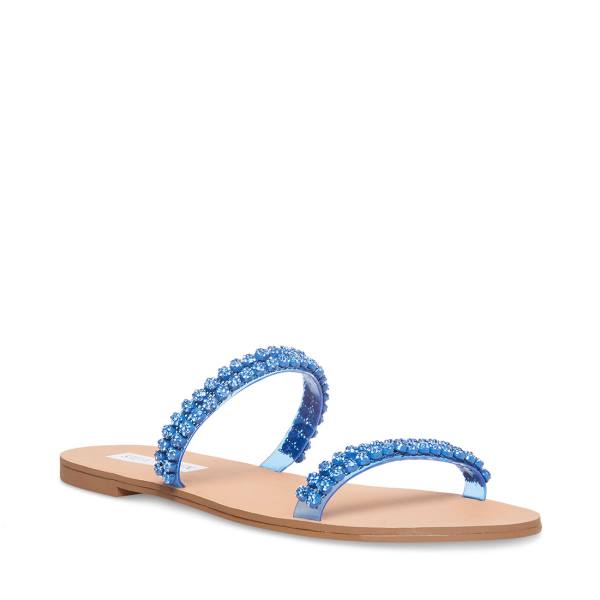 Steve Madden Felicia Women's Sandals Blue | SM-406LZ