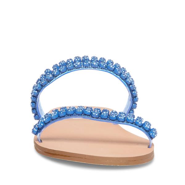 Steve Madden Felicia Women's Sandals Blue | SM-406LZ