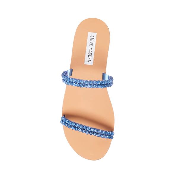 Steve Madden Felicia Women's Sandals Blue | SM-406LZ