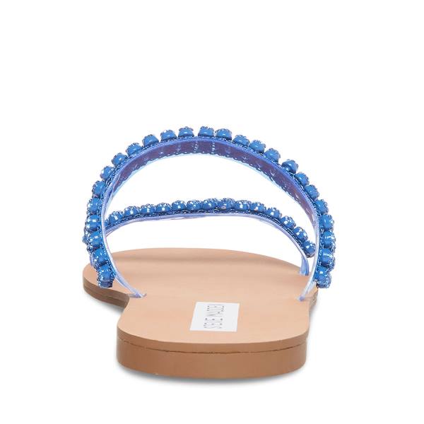 Steve Madden Felicia Women's Sandals Blue | SM-406LZ