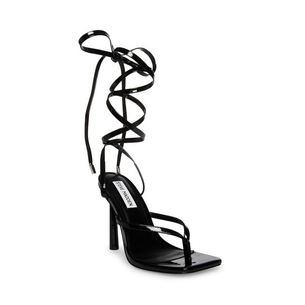 Steve Madden Fernanda Patent Women's Heels Black | SM-754NA