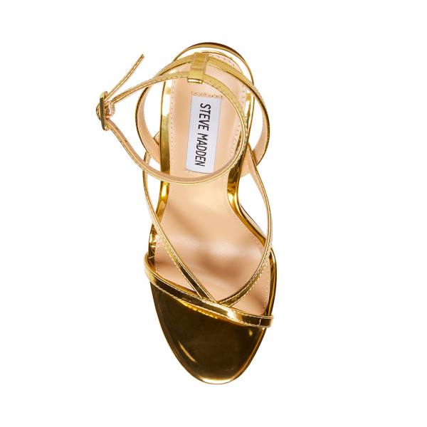 Steve Madden Flamenco Women's Heels Gold | SM-827AV