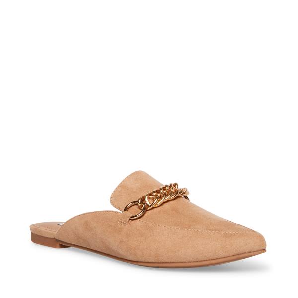 Steve Madden Foreseen Tan Women's Flat Shoes Brown | SM-287JY