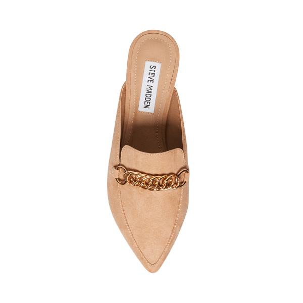 Steve Madden Foreseen Tan Women's Flat Shoes Brown | SM-287JY