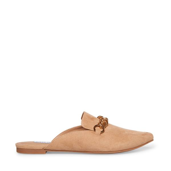 Steve Madden Foreseen Tan Women\'s Flat Shoes Brown | SM-287JY