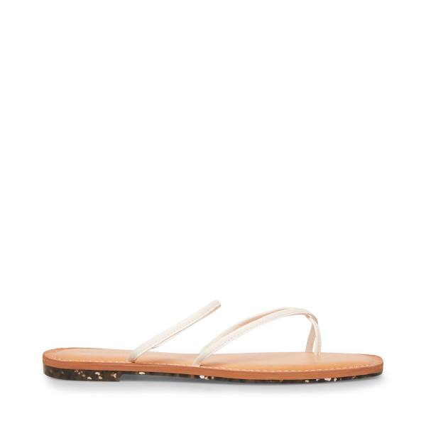 Steve Madden Free Paris Women\'s Sandals White | SM-631MX