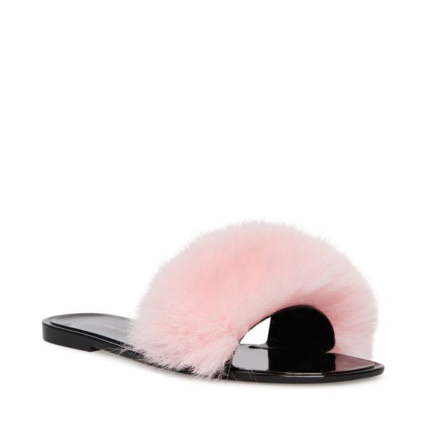 Steve Madden Fritzie Women's Slippers Pink | SM-240IL