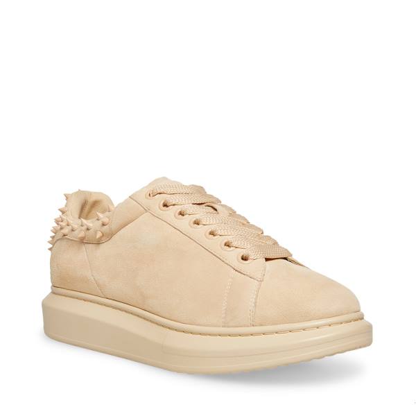 Steve Madden Frosting Sand Suede Men's Sneakers Brown | SM-245CX