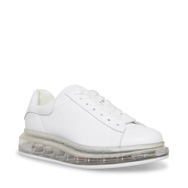 Steve Madden Frosty Men's Sneakers White | SM-489PZ